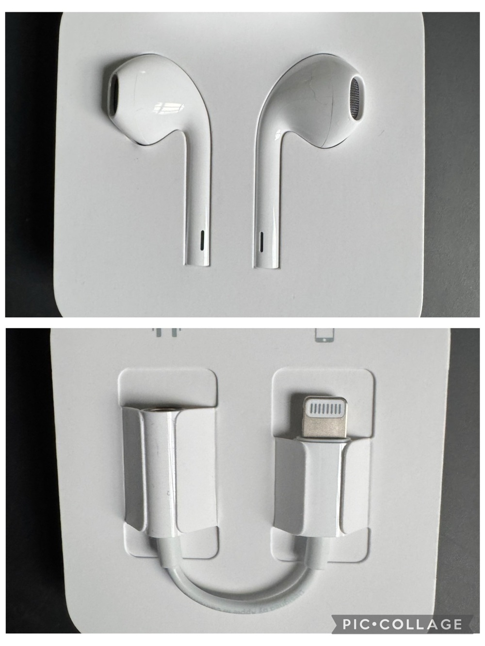 Apple OEM EarPods + Lightning Adapter to 3.5mm Connector New Original Packaging